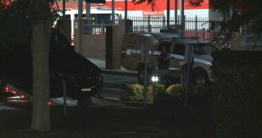 The man presented himself to Fairfield Hospital last night.