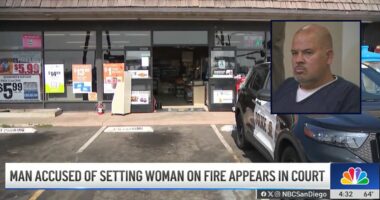 Man lights ex on fire while she worked at 7-Eleven: Cops