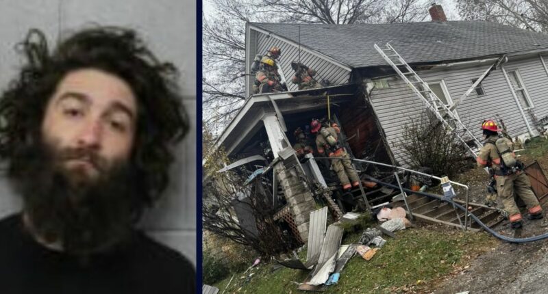 Man watched the house fire he set with 4 people inside: Cops