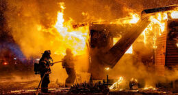 Marion County firefighters tackle two-structure fire in Ocklawaha