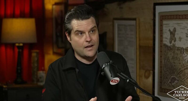 Matt Gaetz stunned after being quizzed by Tucker about dating AOC