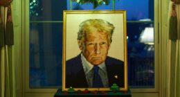 Melania Trump decks the White House halls... showcasing a major difference from Jill Biden's Christmas