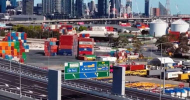 The $10.2 billion project promises to get more than 9000 of trucks off local roads and save drivers up to 20 minutes on travel time when it opens on Sunday.