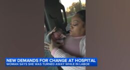 Mercedes Wells, who gave birth in car after being discharged, meets with Franciscan Health Crown Point; father speaks out