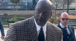 Michael Jordan arrives in court for NASCAR lawsuit that could blow motorsports apart