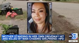 Mom of 4 standing in her own driveway fatally struck by man who was chasing his girlfriend in his car after a fight: Police