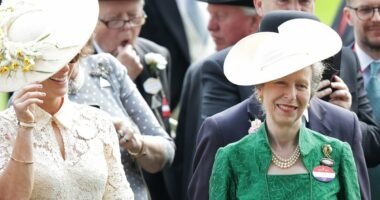 Moment when Zara Tindall ignored Princess Anne at Royal Ascot - as body language expert reveals how 'tungsten royal' melts around her 'uninhibited' daughter