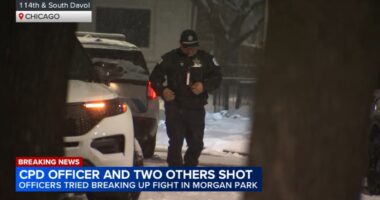 Morgan Park, Chicago shooting today: Police officer shot in vest, 2 hurt in gunfire exchange in 11400-block of South Davol Street