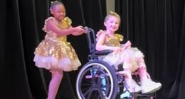 Moving moment Alabama schoolgirls make classmate star of ballet show
