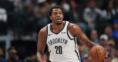 Nets’ Day’Ron Sharpe is learning to balance patience with violent finishes