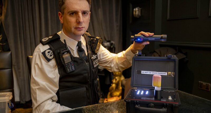 New spiking detector technology trialed by police over Christmas