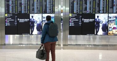 Newark Airport struck with ground delay on Christmas Eve