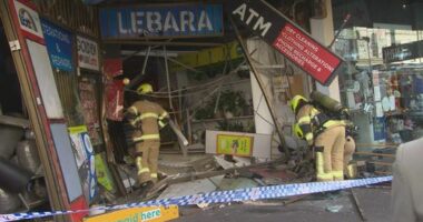 Newsagency smashed in early morning Melbourne ram raid