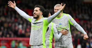 Nottingham Forest 1-2 Man City: Rayan Cherki stars as Pep Guardiola's side go top after battling to eighth straight win