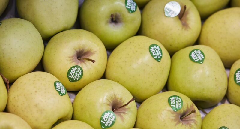 Nutritionist explains stickers on apples and which ones to avoid