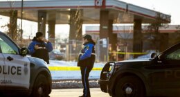 Omaha bystander flees gas station bathroom moments before armed man fires on officers
