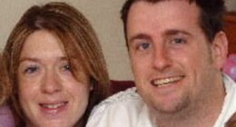 Pictured: Husband and ex-wife he is accused of drugging and raping