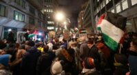 Police make first arrests for intifada calls at pro-Palestine demo
