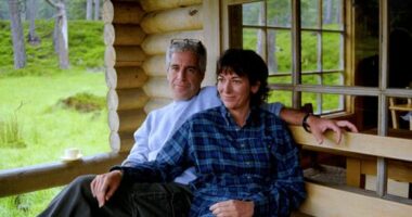 This undated photo released by the U.S. Department of Justice shows Jeffrey Epstein and Ghislaine Maxwell. (U.S. Department of Justice via AP)