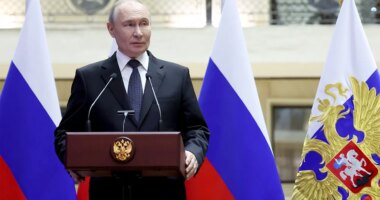 Putin derides European leaders as he insists Russia's war goals in Ukraine will be met by force or diplomacy