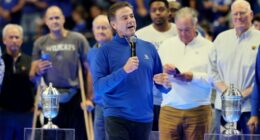 Rick Pitino ready to face his former school, captain as St. John’s meets Kentucky in final non-conference test