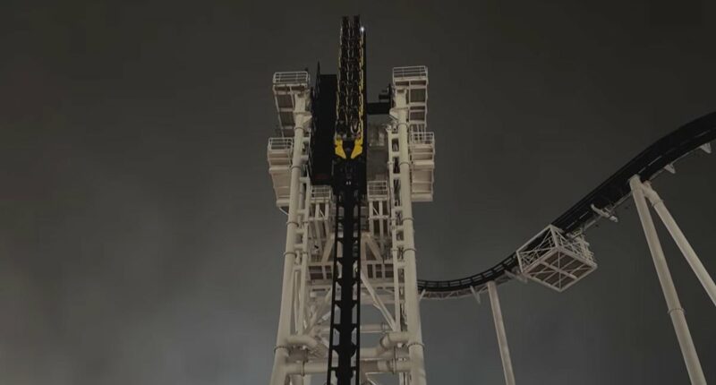 Roller coaster malfunction leaves two men suspended for over an HOUR