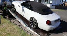 Rolls-Royce car worth $600,000 among luxury goods seized by police