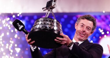 Rory McIlroy WINS SPOTY: Golf superstar dedicates victory to wife Erica and daughter Poppy after capping incredible 2025 to claim prestigious award after ending snub of ceremony