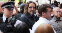 Russell Brand jokes about upcoming court case hours after new charges