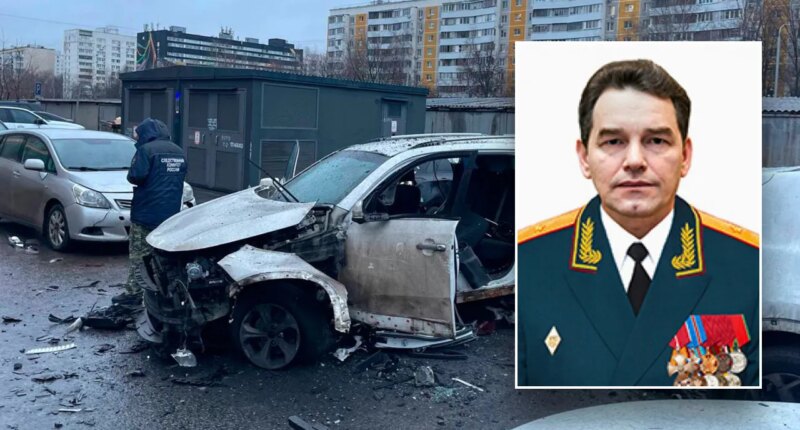 Russian general killed by car bomb, third senior military leader killed this year