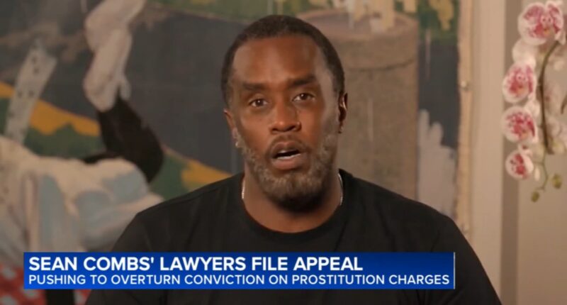 Sean 'Diddy' Combs seeks immediate release from prison in New York appeals argument