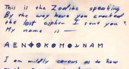 Secret code break that 'solved' the Zodiac killer case