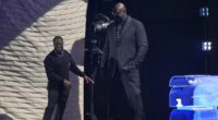 Shaquille O'Neal towers over Kevin Hart as Tom Brady and Aaron Judge lead American sport icons at 2026 World Cup draw