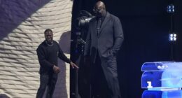Shaquille O'Neal towers over Kevin Hart as Tom Brady and Aaron Judge lead American sport icons at 2026 World Cup draw