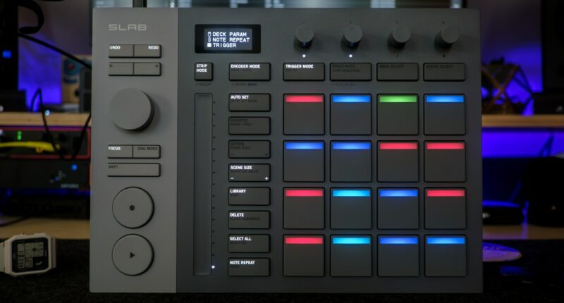 Slab is the first MIDI controller built exclusively for Serato Studio