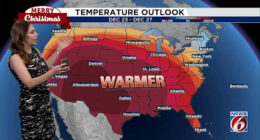 Slim chance of passing showers as warmer temps arrive in Central Florida. Here’s your outlook through Christmas