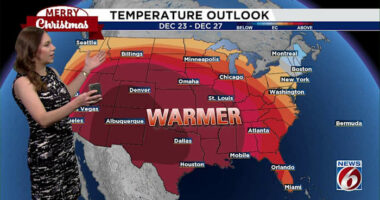 Slim chance of passing showers as warmer temps arrive in Central Florida. Here’s your outlook through Christmas