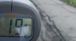 Speedometer reveals if cyclists have turned park into a 'motorway'