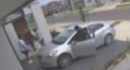 Footage shows one of the men hurling a glass bottle at one of the resident﻿s, who allegedly retaliated by stabbing him repeatedly.