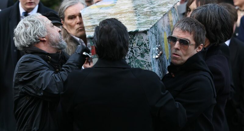 Stars' goodbye to Mani including Liam, David Beckham and Paul Weller