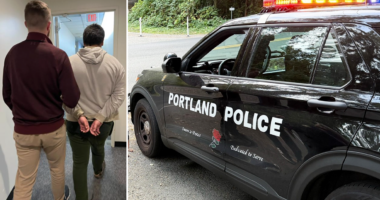 Suspect arrested twice after allegedly carrying out two separate unprovoked assaults only minutes apart