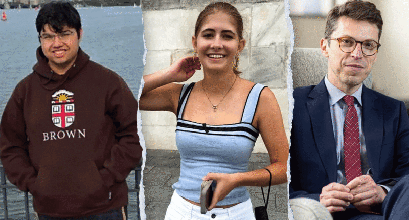 split image of victims in the brown and mit shootings