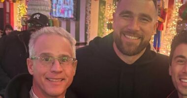 Taylor Swift's touching gesture as Travis Kelce reunites with coach