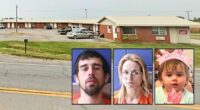 'That might have been a little hard': Dad gave 3-year-old 'black eyes' and 'zip-tied' her for 'misbehaving' until she died at motel he was staying at with woman, cops say