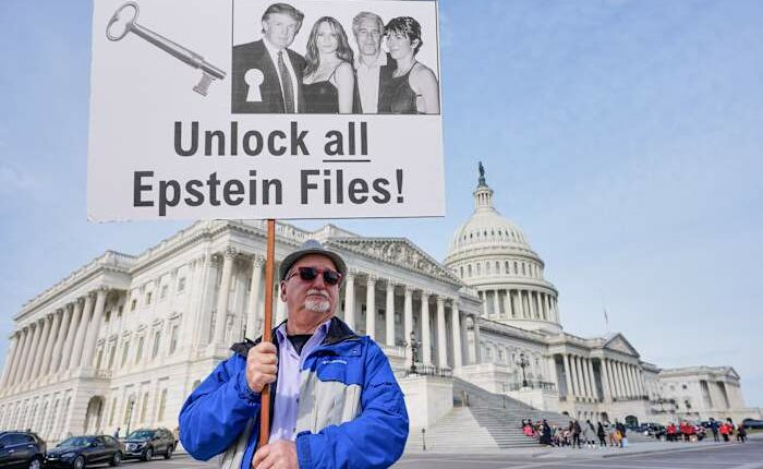 The Latest: Justice Department faces deadline to release Epstein files