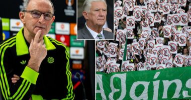 'There was an intimidation at Celtic Park because the crowd forced that...' Martin O'Neill pleads for peace to breakout between Parkhead board and fans