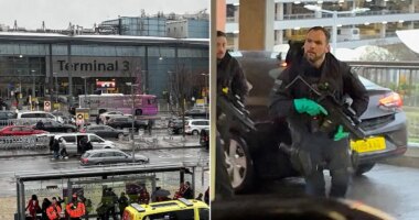 Toddler among 21 victims in pepper spray, robbery attack at London airport