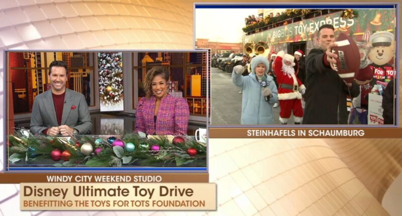 Tommy Davidson at Chicago Improv comedy club in Schaumburg, Illinois, Stuff the Bus for toy drive, 2025 Christmas recipes and more