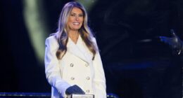 Trump and Melania light National Christmas Tree