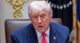 Trump fires off furious expletive as he's grilled on 'war crime' strike on drug smugglers